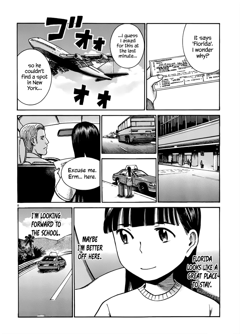 Hinamatsuri Chapter 41 page 9 - Chapter 41: Mishima Hitomi's Short-Term Study-Abroad ~ The English Speaking Clas...