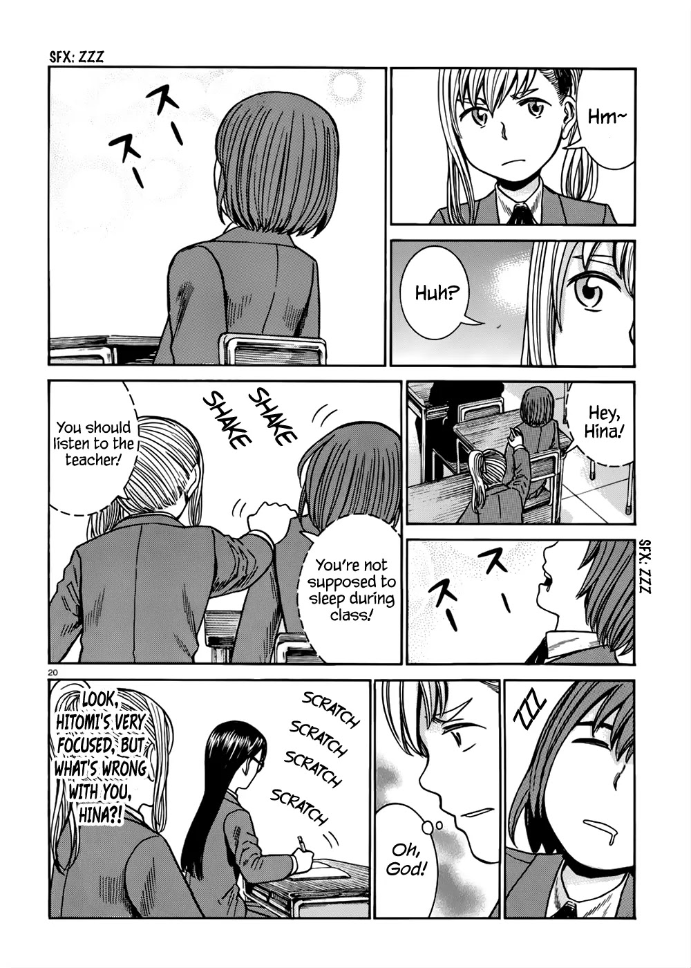 Hinamatsuri Chapter 42 page 21 - Chapter 42: One-Day Trial Run at School