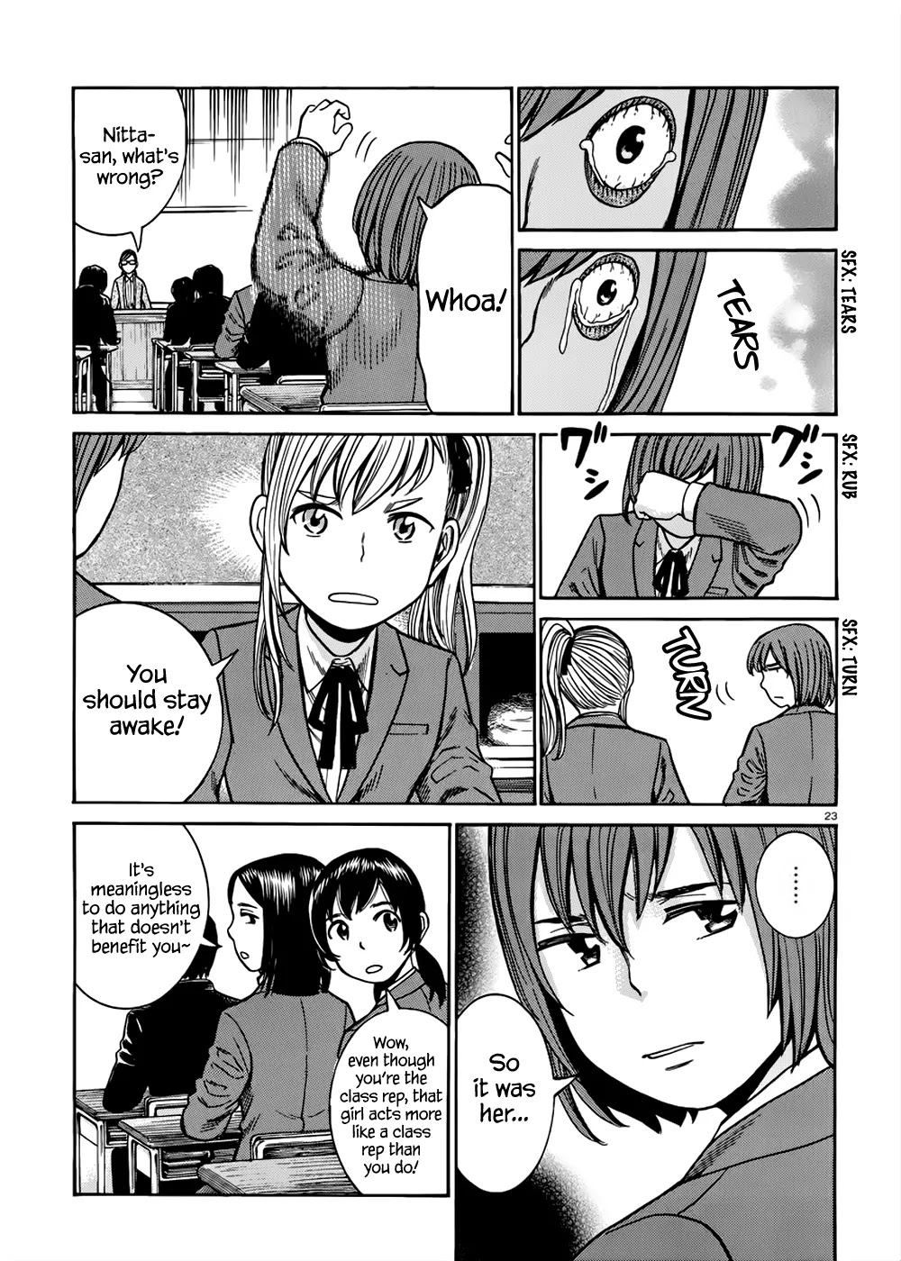 Hinamatsuri Chapter 42 page 24 - Chapter 42: One-Day Trial Run at School