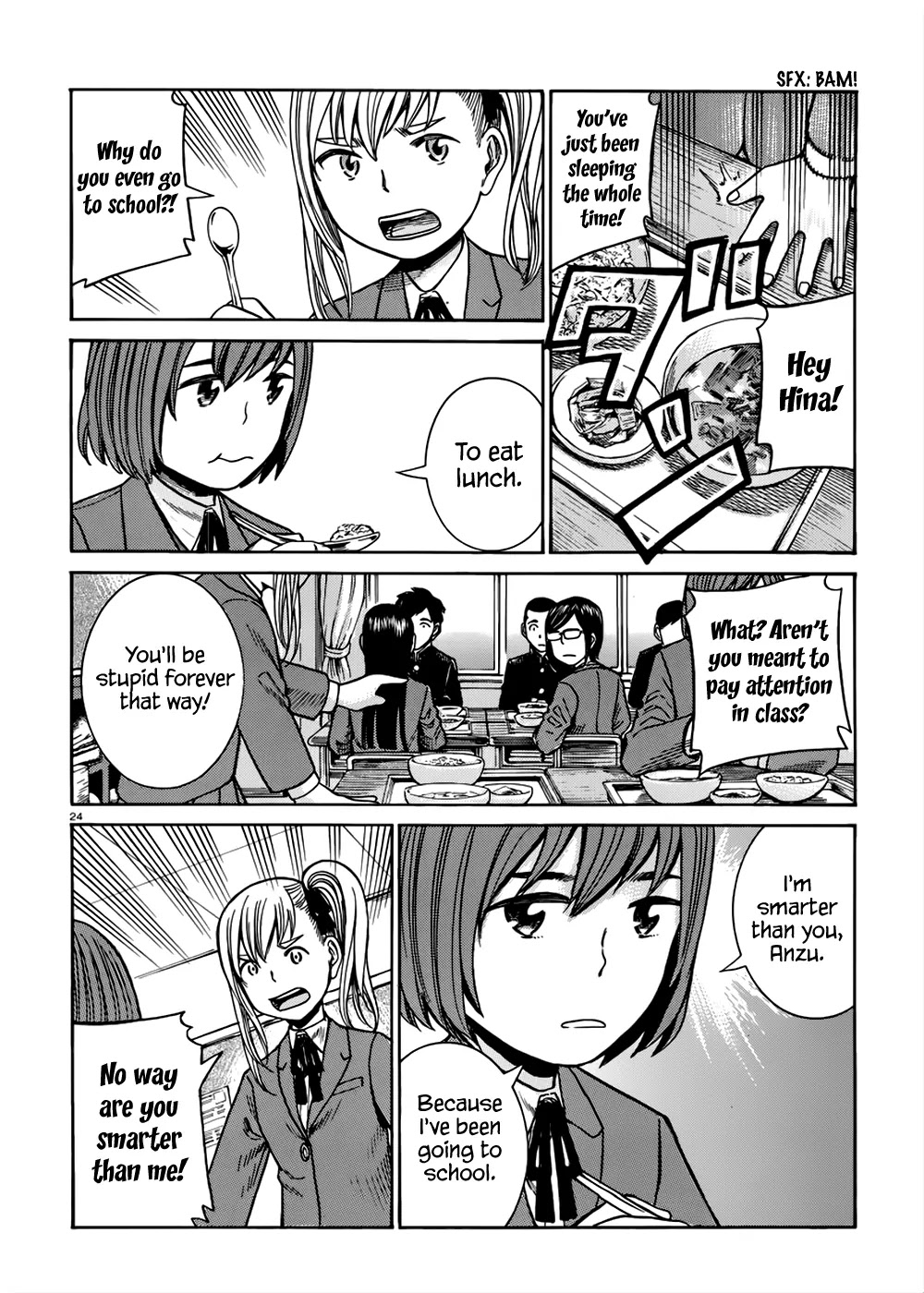 Hinamatsuri Chapter 42 page 25 - Chapter 42: One-Day Trial Run at School