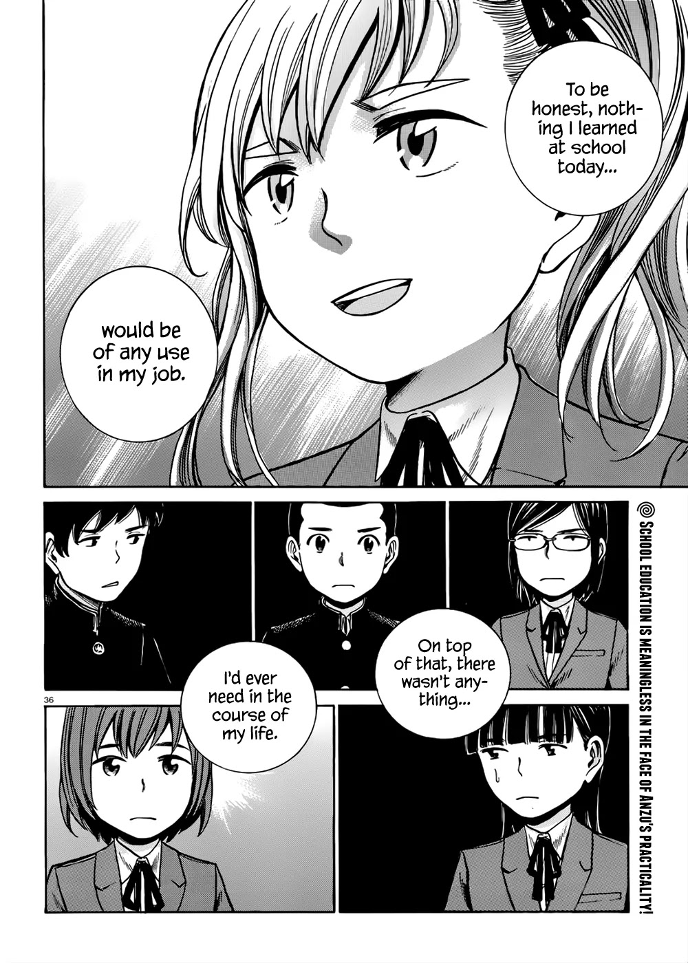 Hinamatsuri Chapter 42 page 37 - Chapter 42: One-Day Trial Run at School