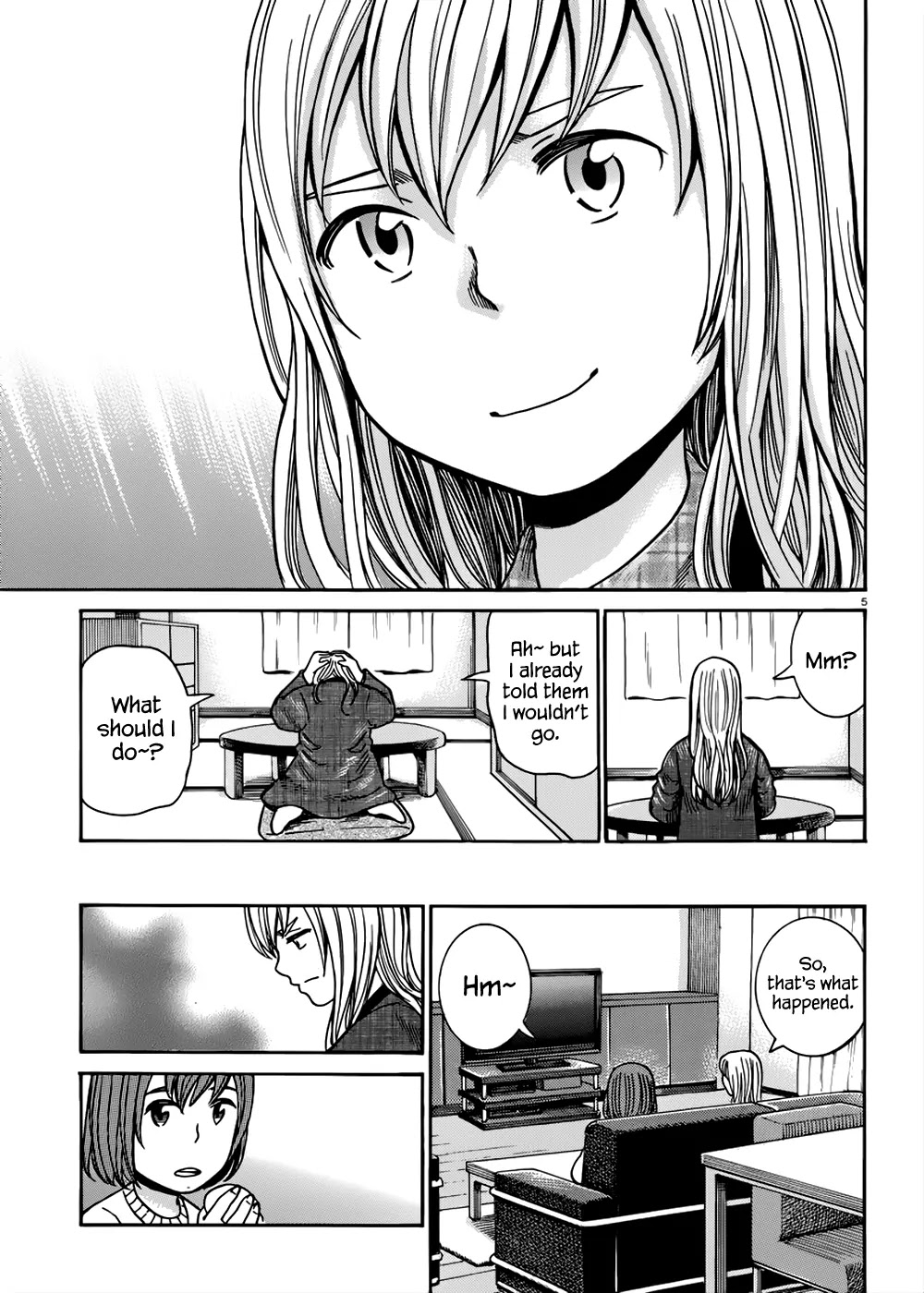 Hinamatsuri Chapter 42 page 6 - Chapter 42: One-Day Trial Run at School