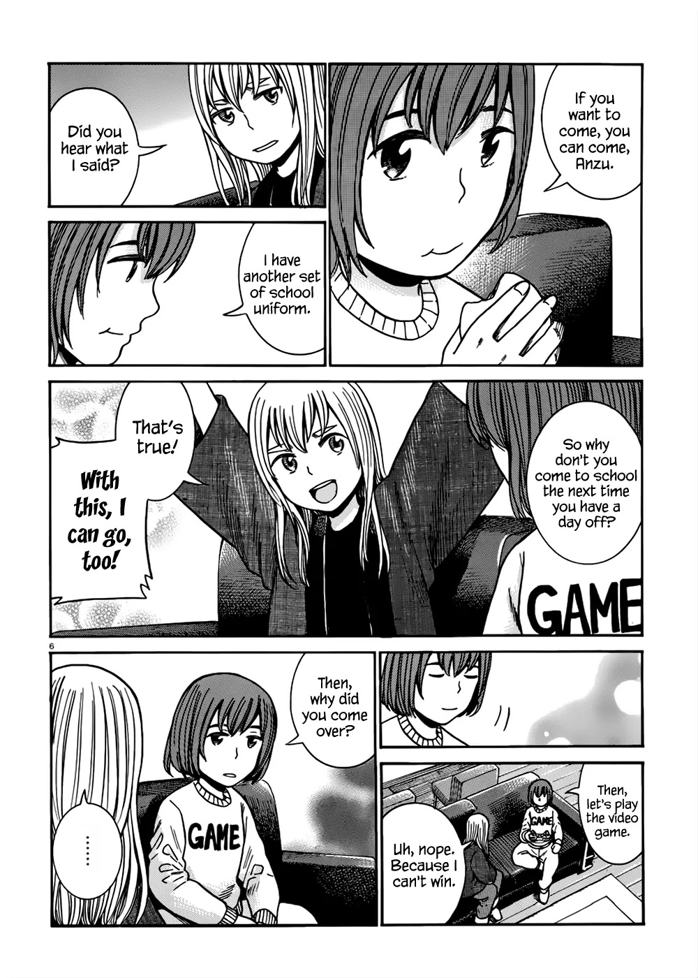 Hinamatsuri Chapter 42 page 7 - Chapter 42: One-Day Trial Run at School