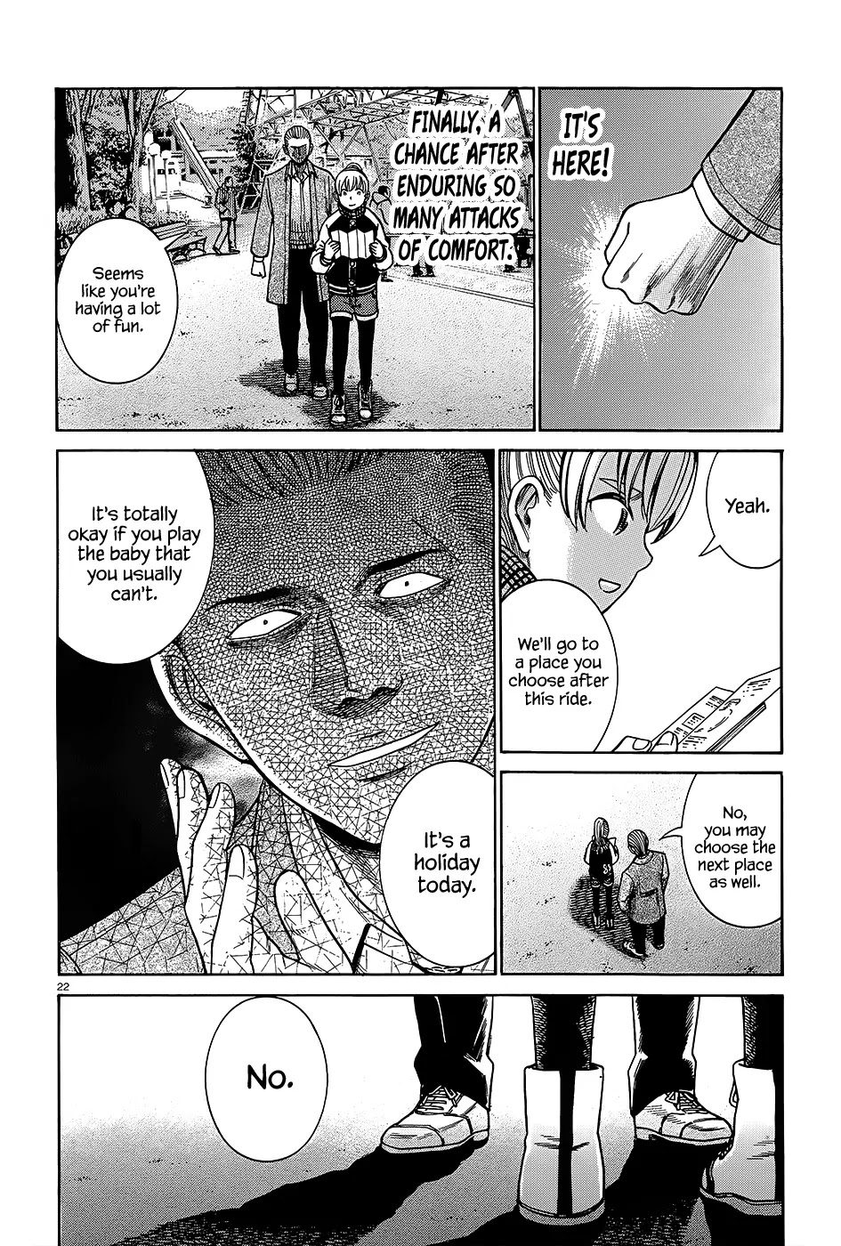 Hinamatsuri Chapter 45 page 23 - Chapter 45: At the Boundary between Reality and Fantasy