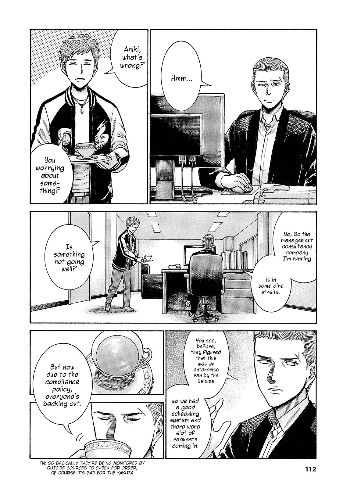Hinamatsuri Chapter 57 page 2 - Chapter 57: No Passion, No Work