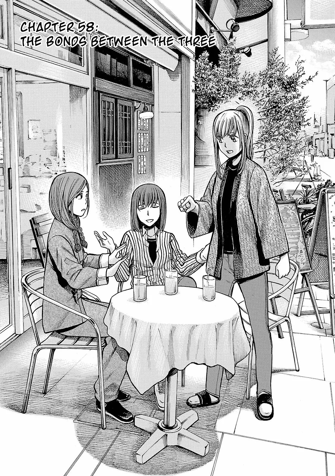 Hinamatsuri Chapter 58 page 1 - Chapter 58: The Bonds Between the Three