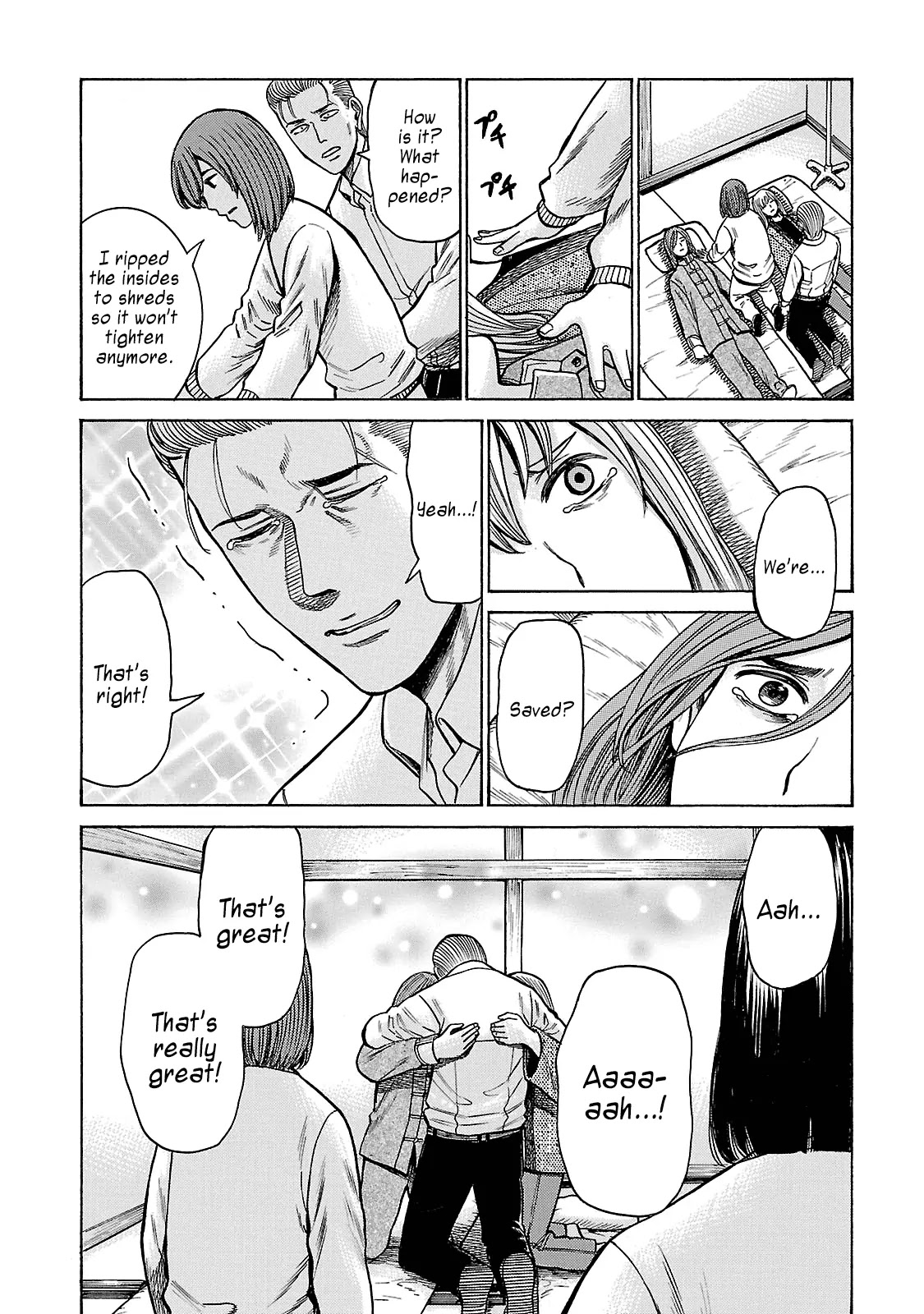 Hinamatsuri Chapter 58 page 34 - Chapter 58: The Bonds Between the Three