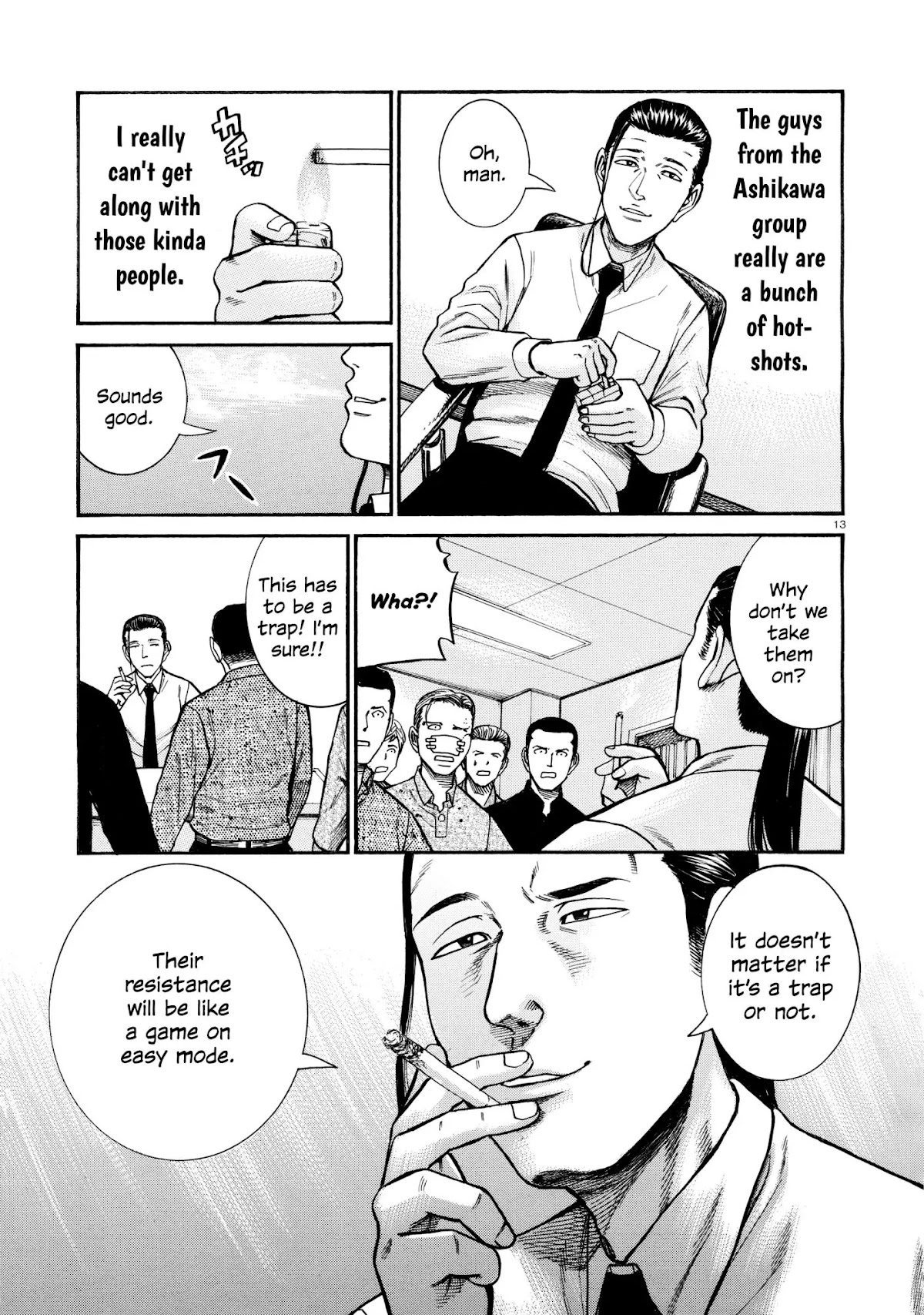 Hinamatsuri Chapter 68 page 13 - Chapter 68: Three year punch