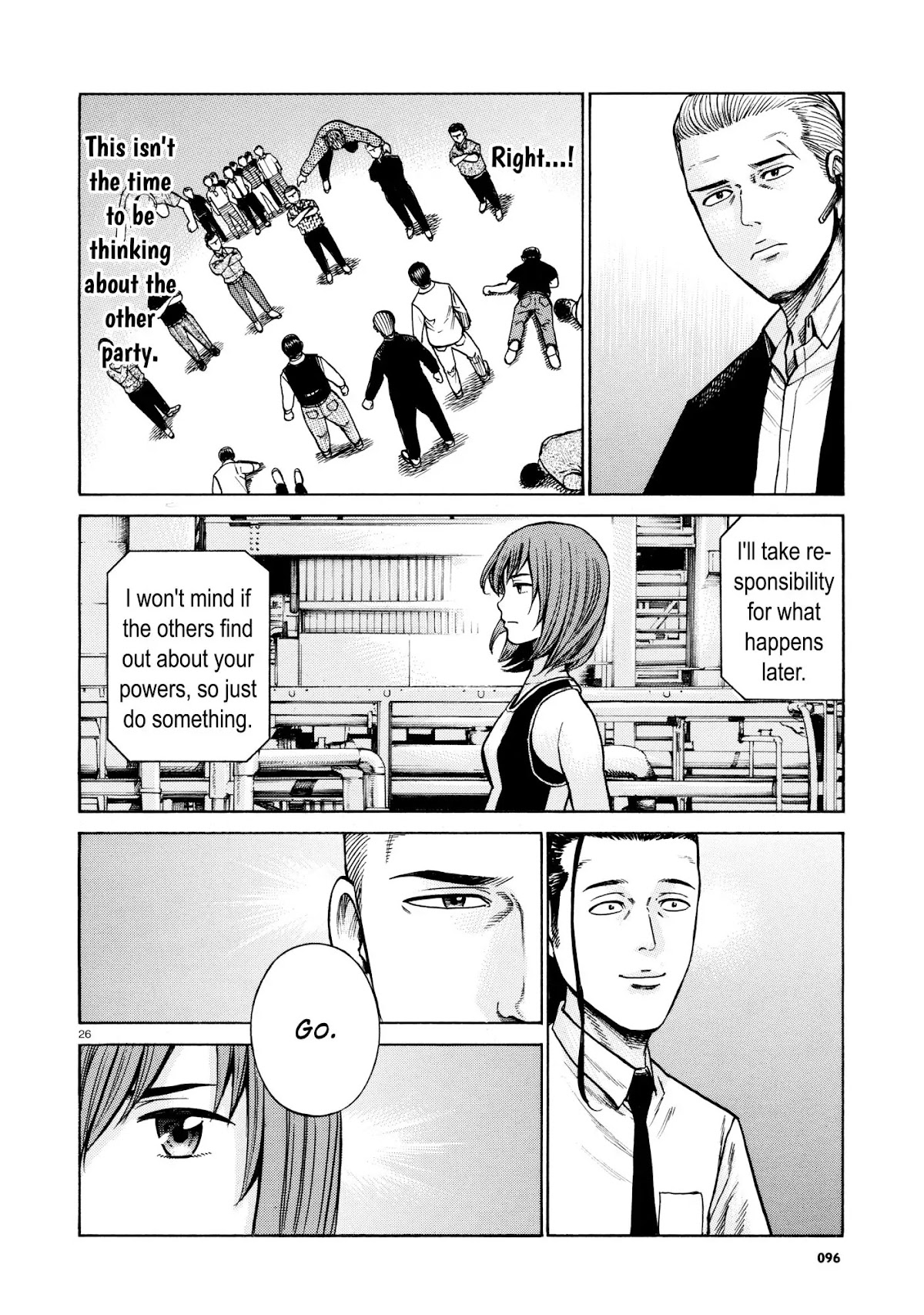 Hinamatsuri Chapter 68 page 26 - Chapter 68: Three year punch