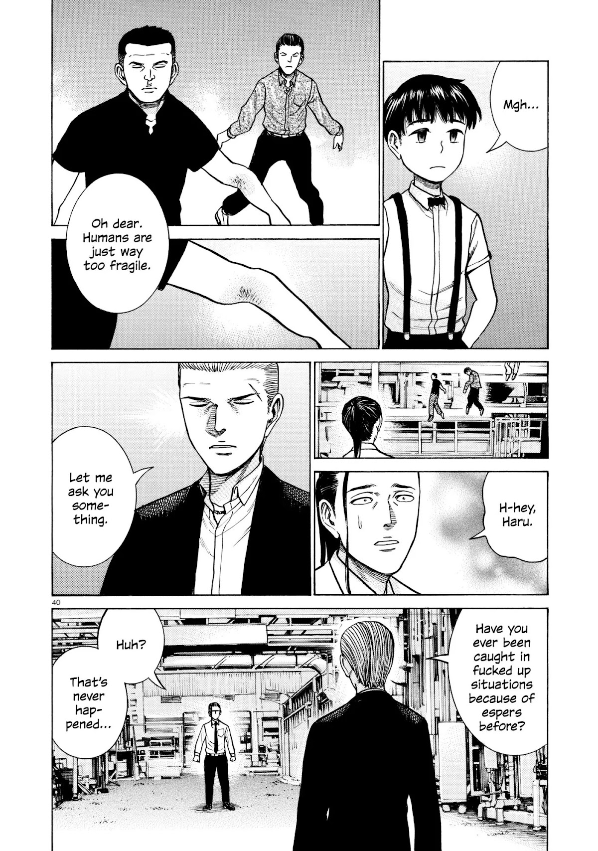 Hinamatsuri Chapter 68 page 39 - Chapter 68: Three year punch