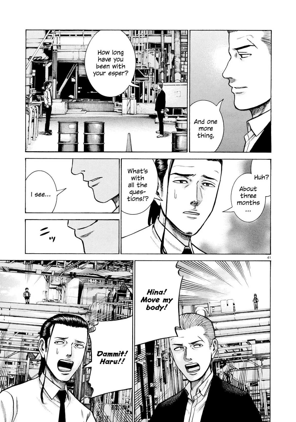 Hinamatsuri Chapter 68 page 40 - Chapter 68: Three year punch
