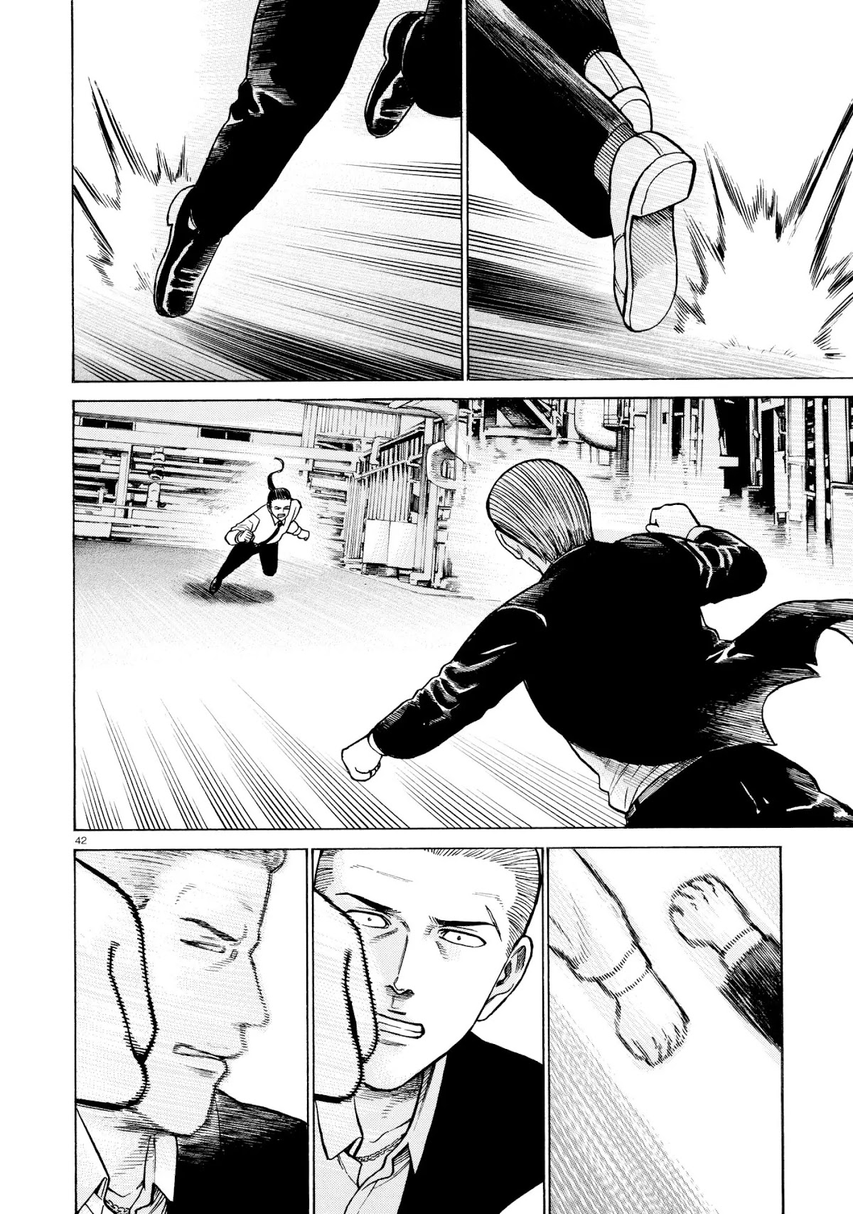 Hinamatsuri Chapter 68 page 41 - Chapter 68: Three year punch