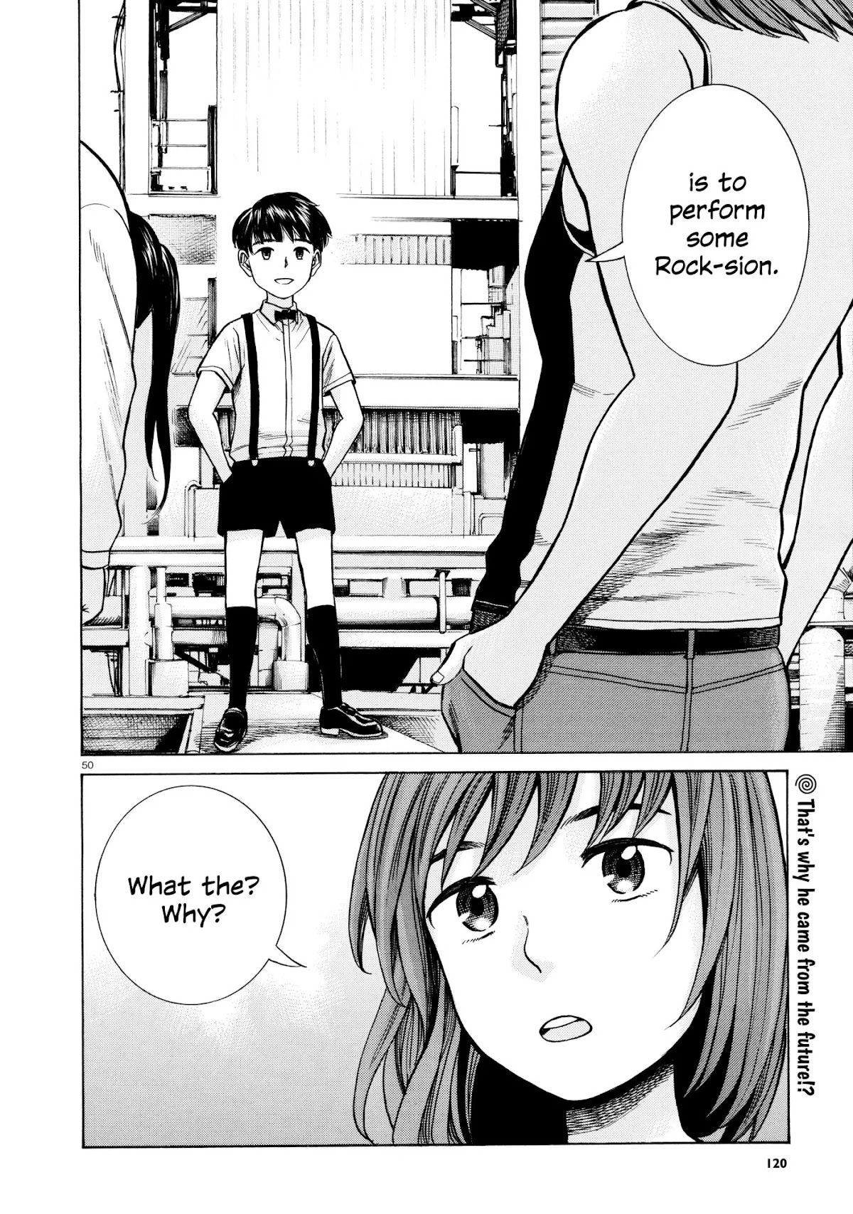 Hinamatsuri Chapter 68 page 49 - Chapter 68: Three year punch