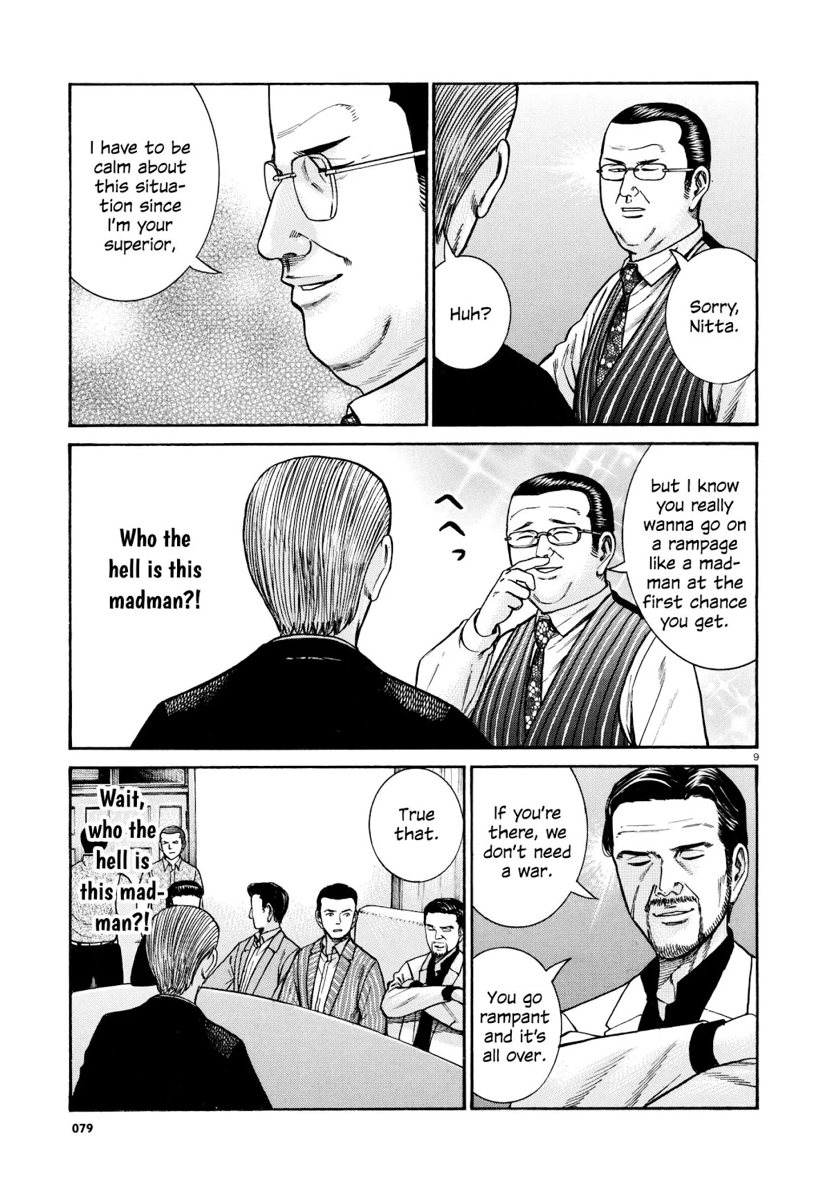 Hinamatsuri Chapter 68 page 9 - Chapter 68: Three year punch