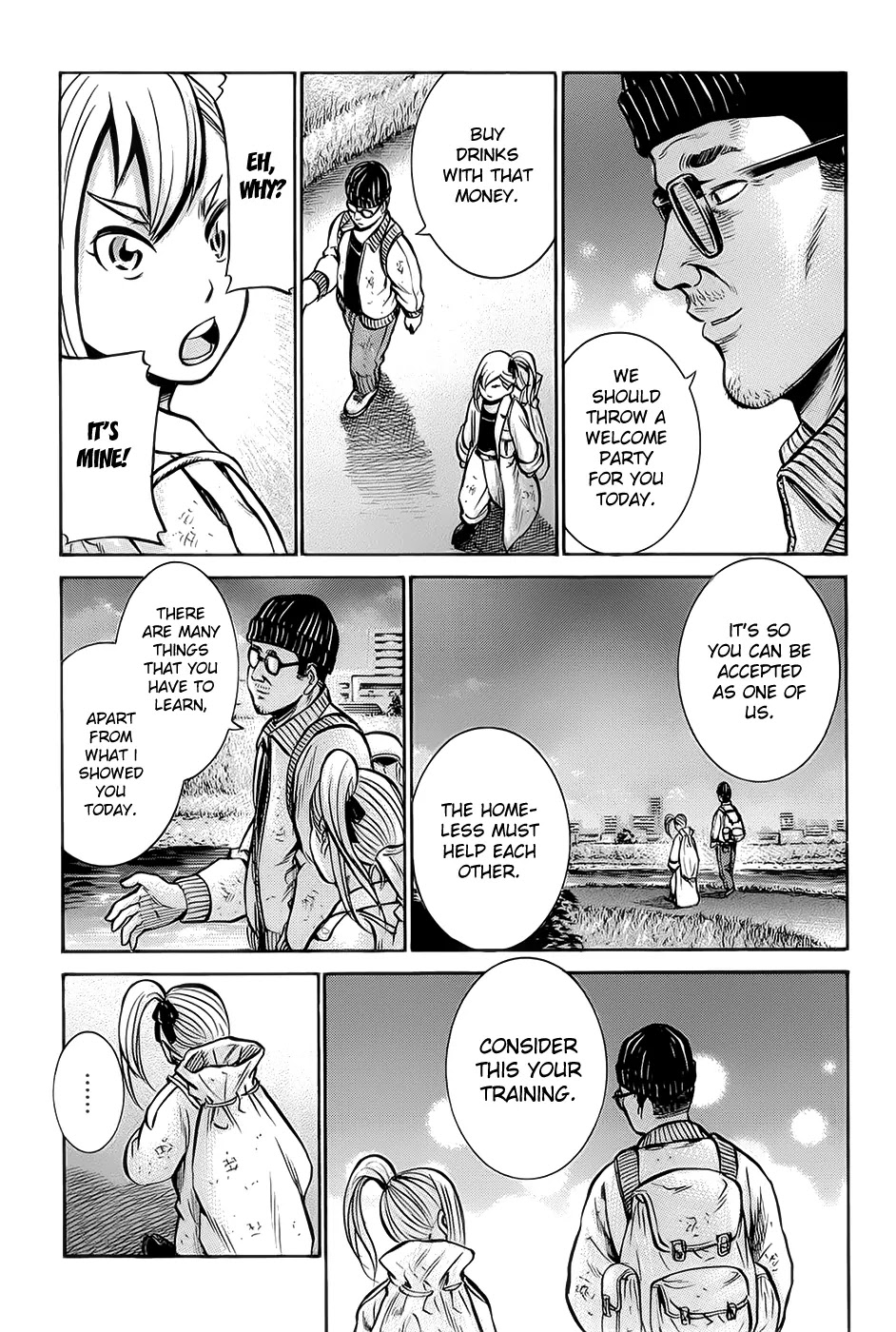 Hinamatsuri Chapter 7 page 11 - Chapter 7 : A Beginner's Guide To A Homeless Life