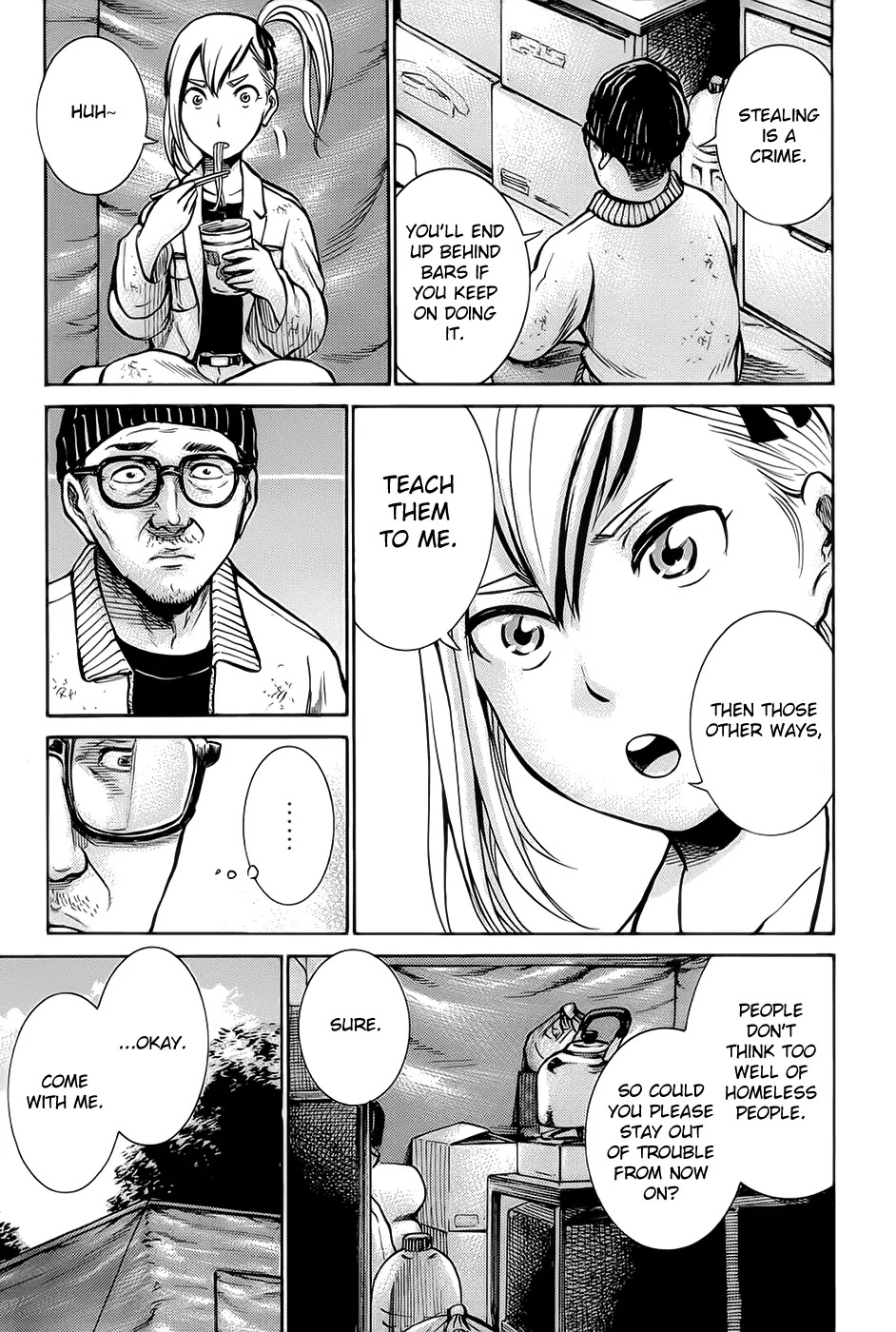 Hinamatsuri Chapter 7 page 7 - Chapter 7 : A Beginner's Guide To A Homeless Life