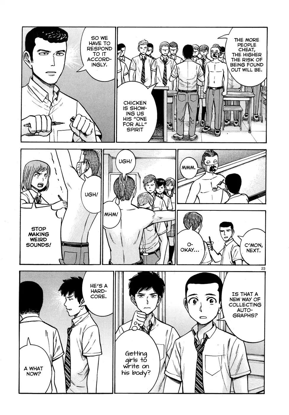 Hinamatsuri Chapter 71 page 23 - Chapter 71: This Is How We Do It!!