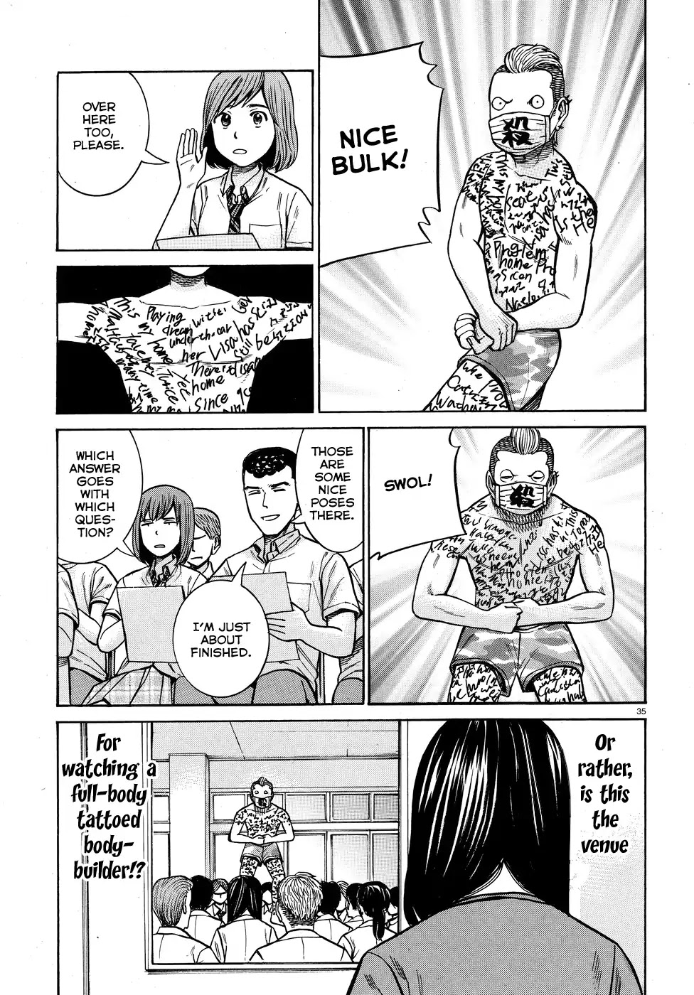 Hinamatsuri Chapter 71 page 34 - Chapter 71: This Is How We Do It!!