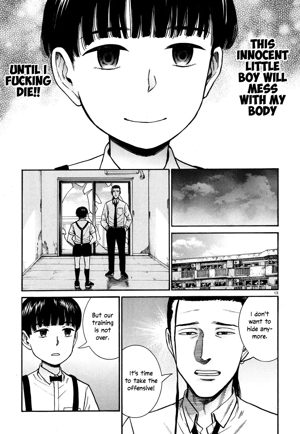 Hinamatsuri Chapter 72 page 13 - Chapter 72: Tsuda Maski - A Record of His Escape and Growth