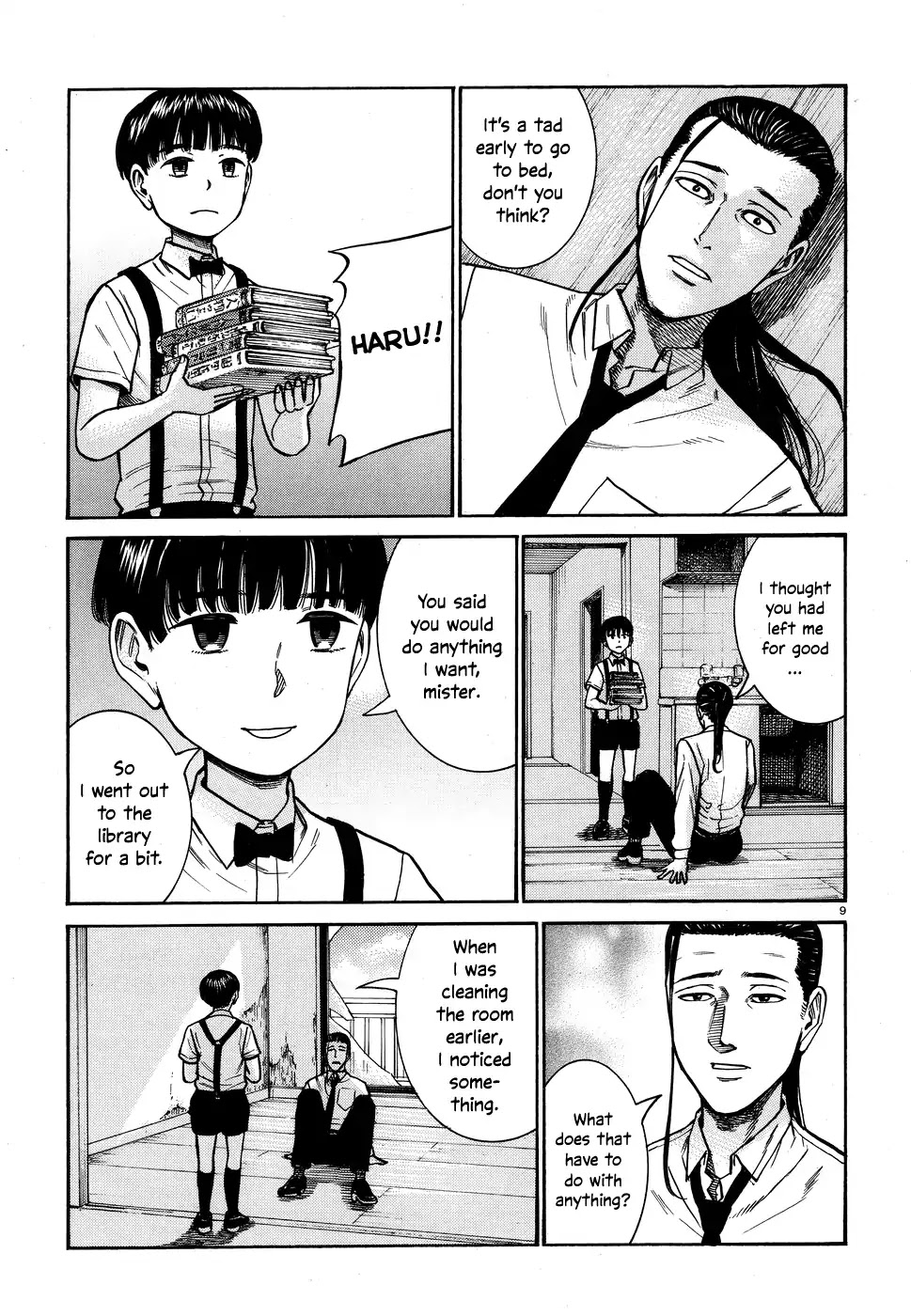 Hinamatsuri Chapter 72 page 9 - Chapter 72: Tsuda Maski - A Record of His Escape and Growth