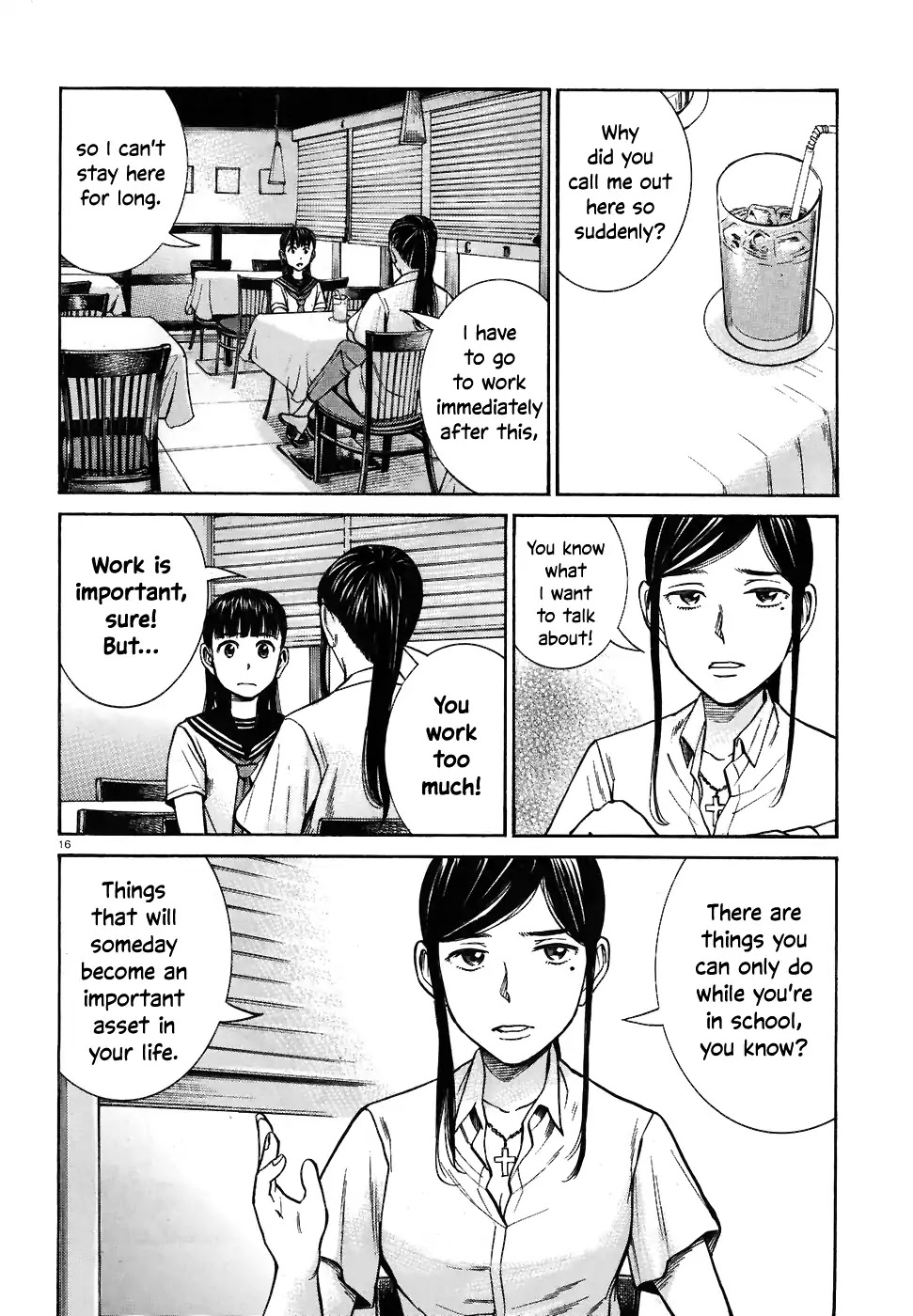 Hinamatsuri Chapter 74 page 16 - Chapter 74