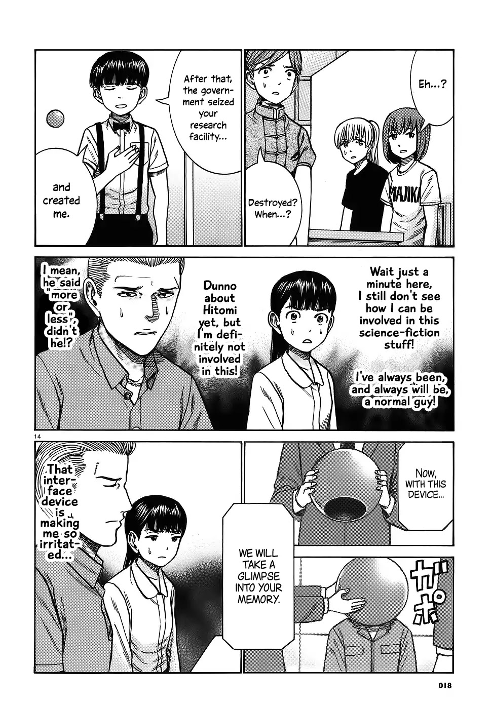 Hinamatsuri Chapter 76 page 13 - Chapter 76: Everything is Rocksion