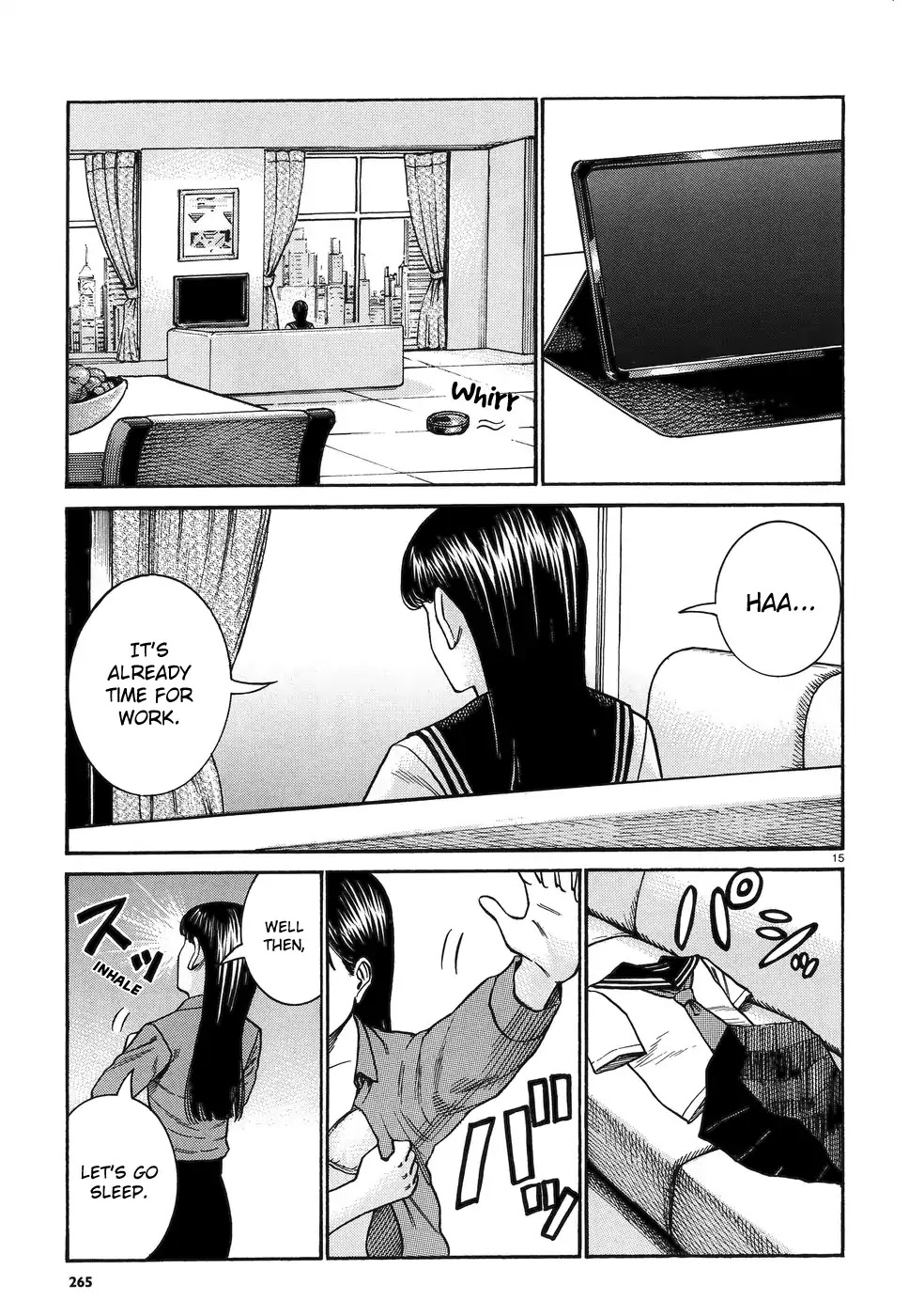 Hinamatsuri Chapter 82 page 15 - Chapter 82: Tablet Mishima Hitomi!