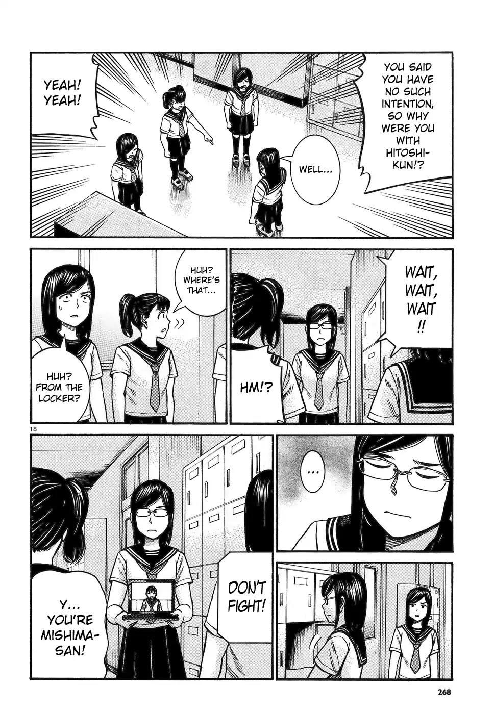 Hinamatsuri Chapter 82 page 18 - Chapter 82: Tablet Mishima Hitomi!