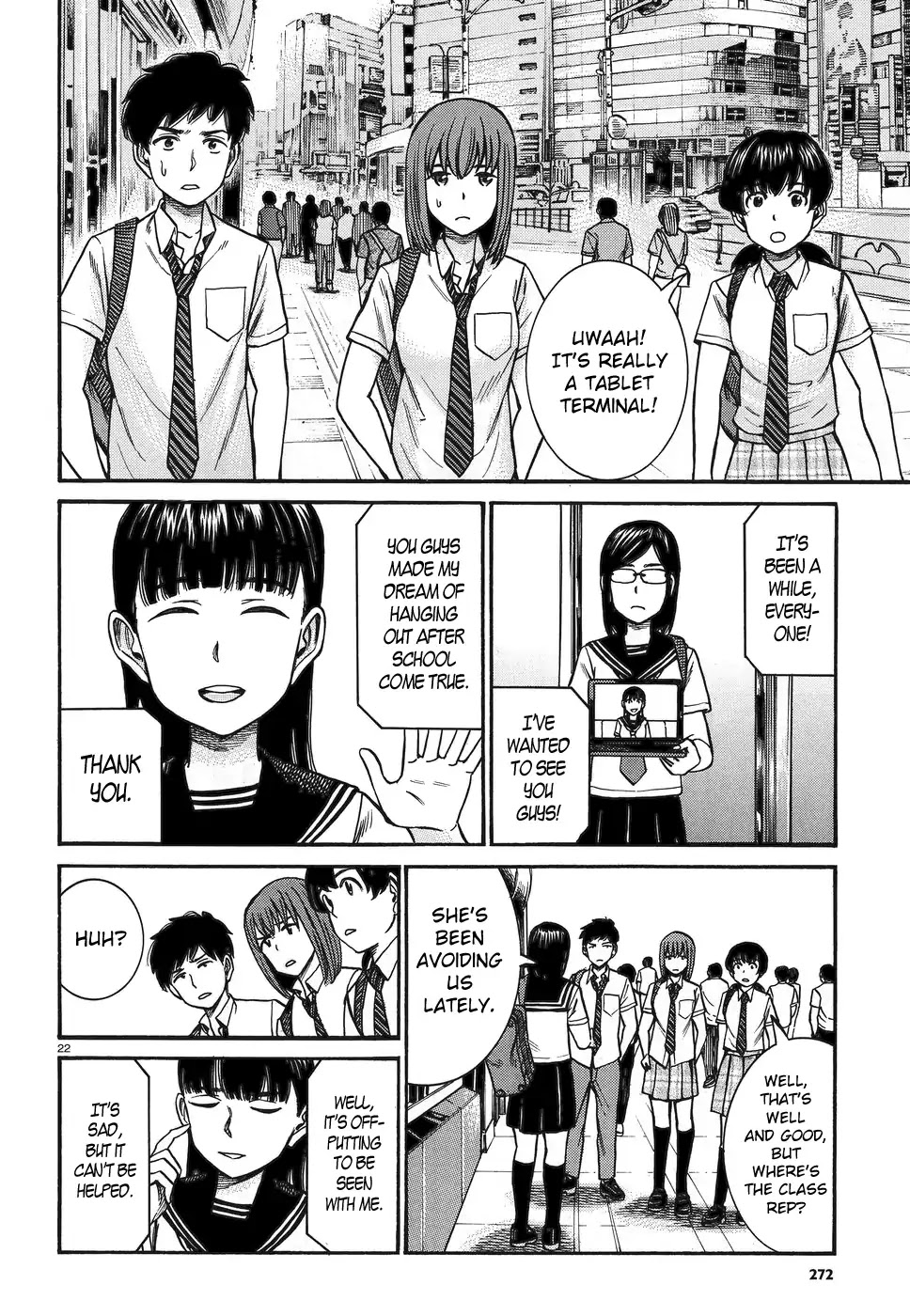 Hinamatsuri Chapter 82 page 22 - Chapter 82: Tablet Mishima Hitomi!