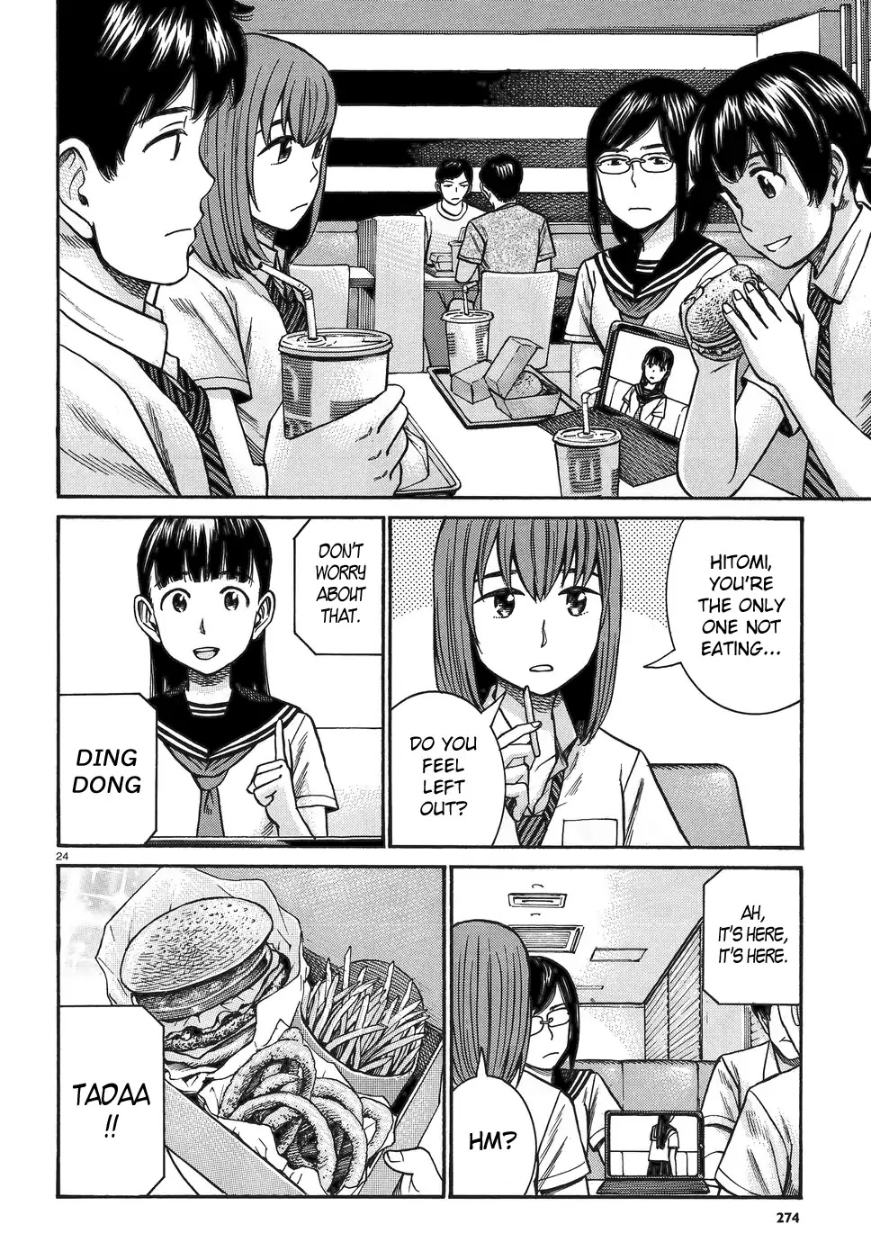 Hinamatsuri Chapter 82 page 24 - Chapter 82: Tablet Mishima Hitomi!