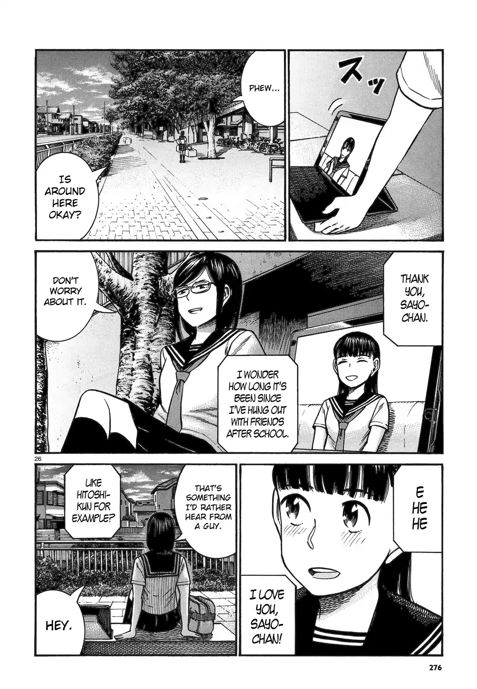 Hinamatsuri Chapter 82 page 26 - Chapter 82: Tablet Mishima Hitomi!