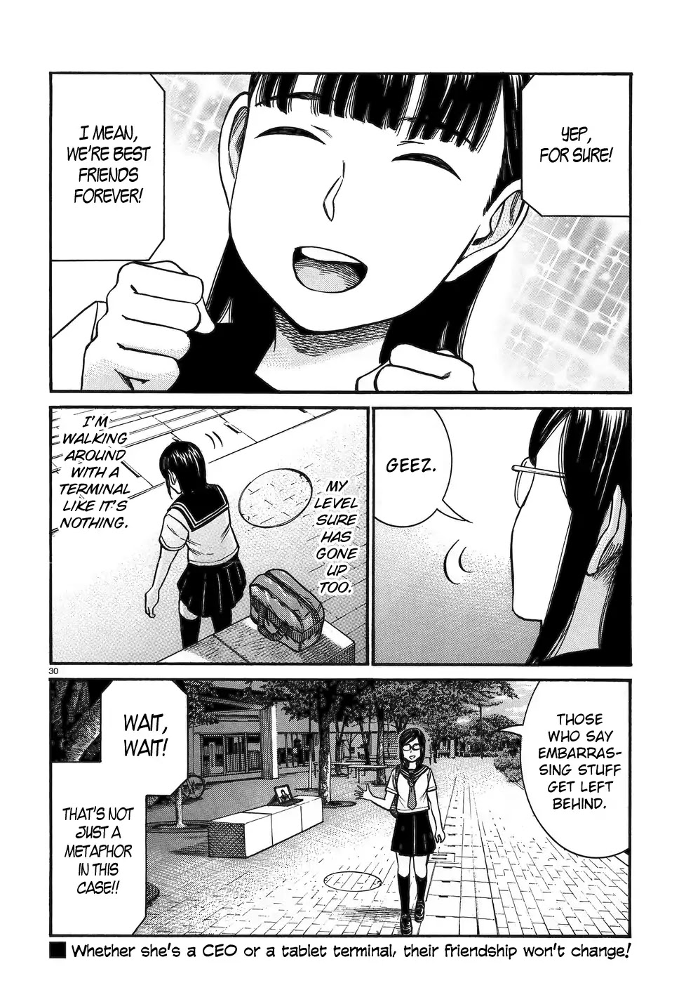 Hinamatsuri Chapter 82 page 30 - Chapter 82: Tablet Mishima Hitomi!
