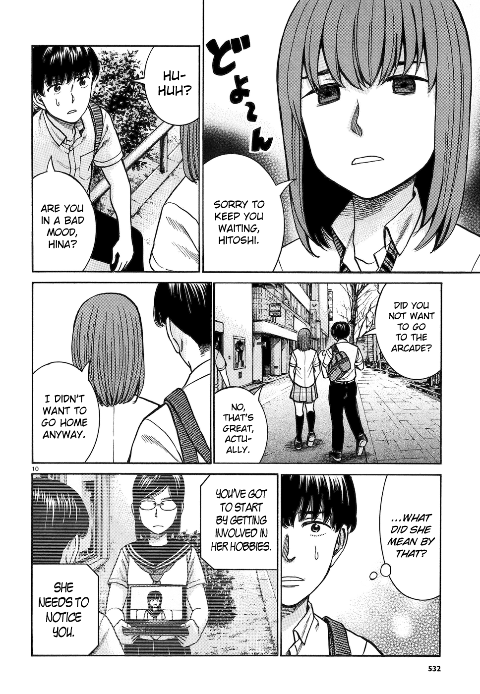 Hinamatsuri Chapter 83 page 10 - Chapter 83: The Silent Superhuman Showdown