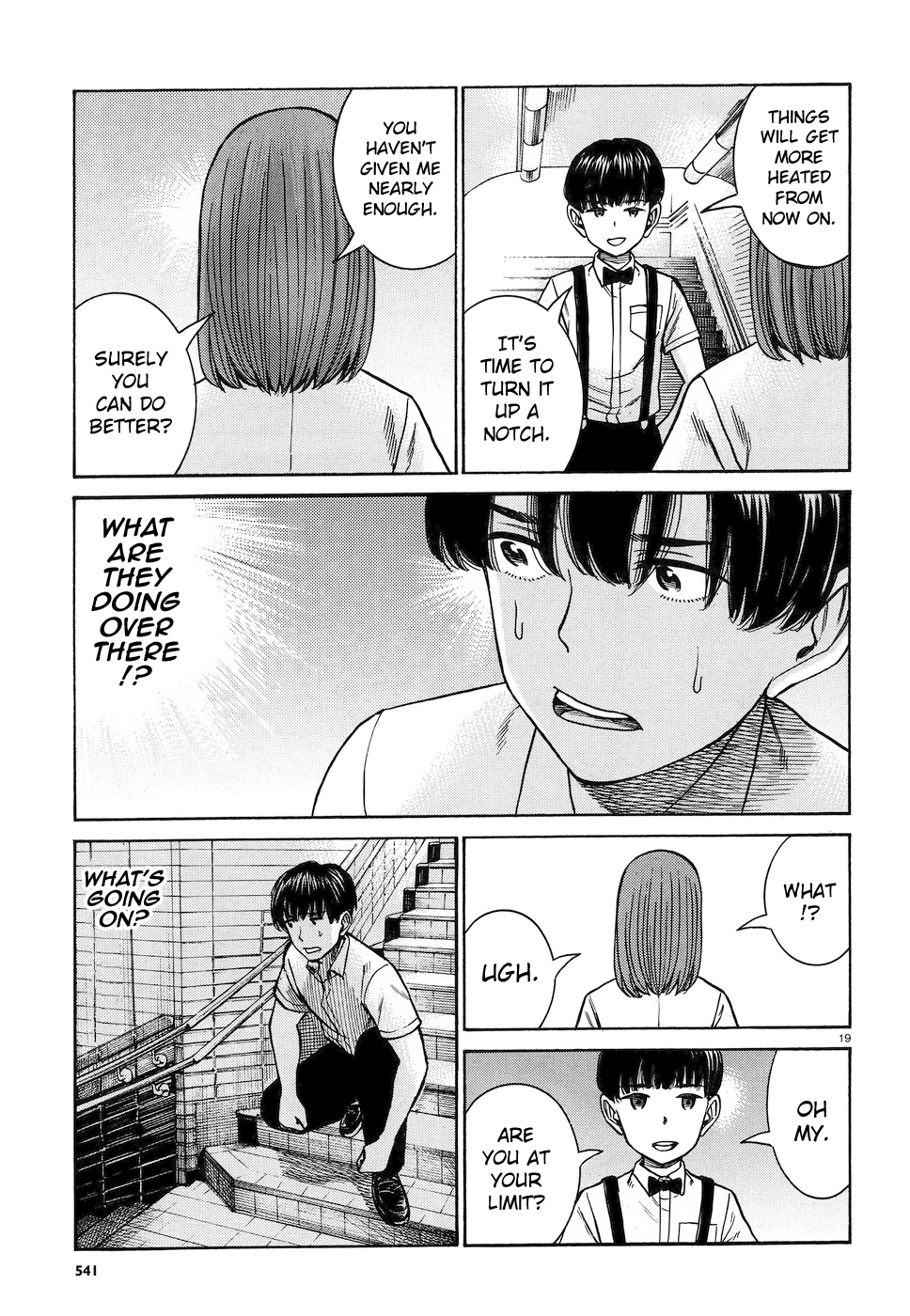 Hinamatsuri Chapter 83 page 19 - Chapter 83: The Silent Superhuman Showdown