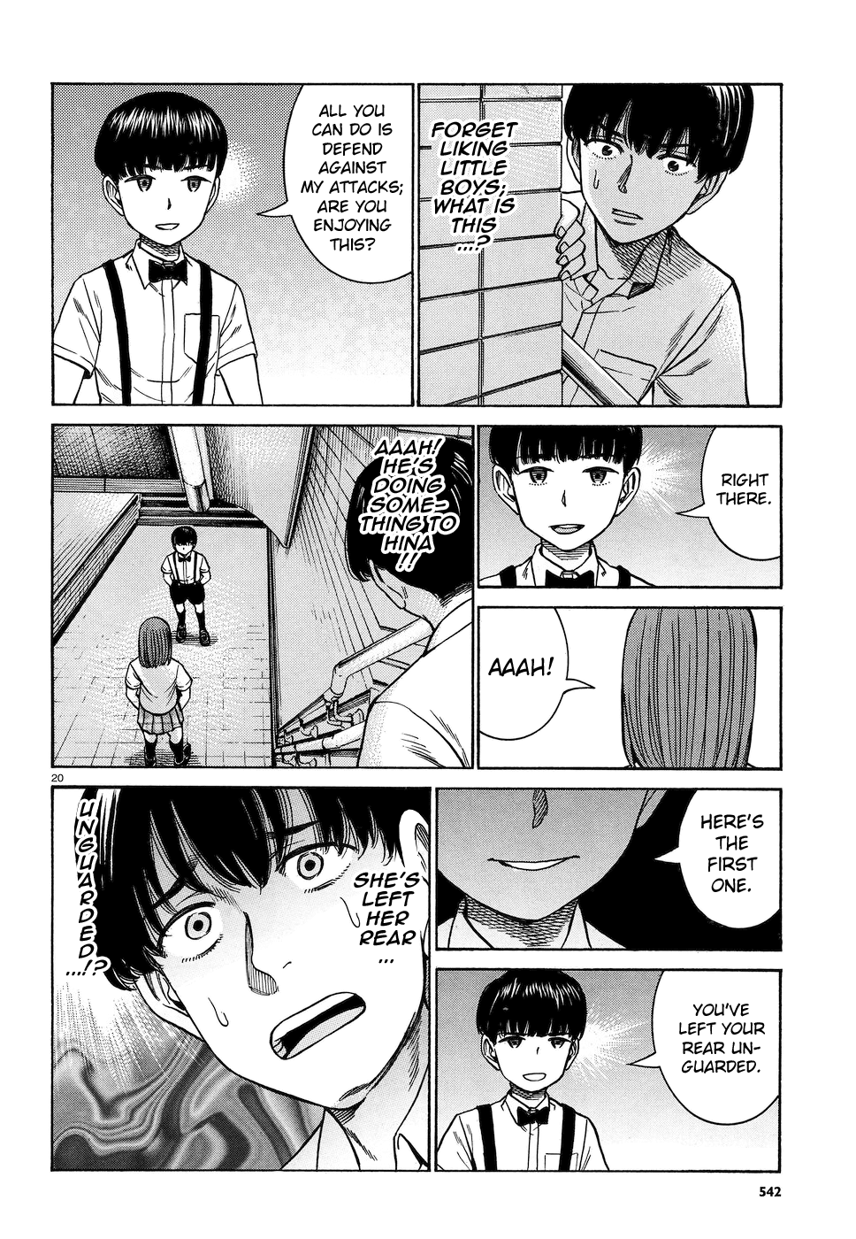 Hinamatsuri Chapter 83 page 20 - Chapter 83: The Silent Superhuman Showdown