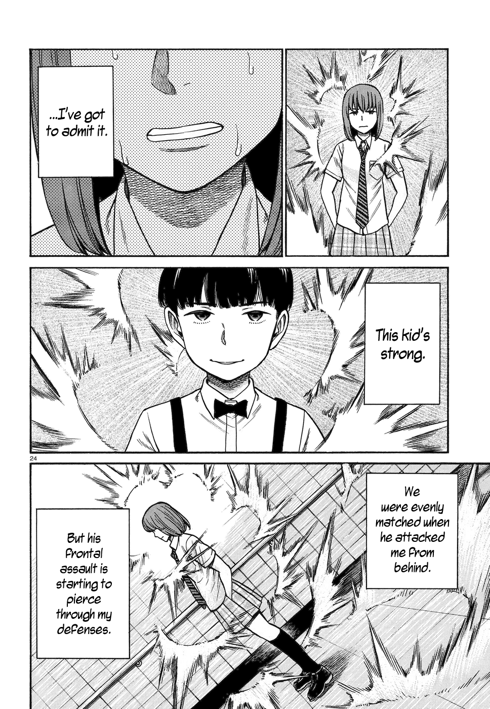 Hinamatsuri Chapter 83 page 23 - Chapter 83: The Silent Superhuman Showdown