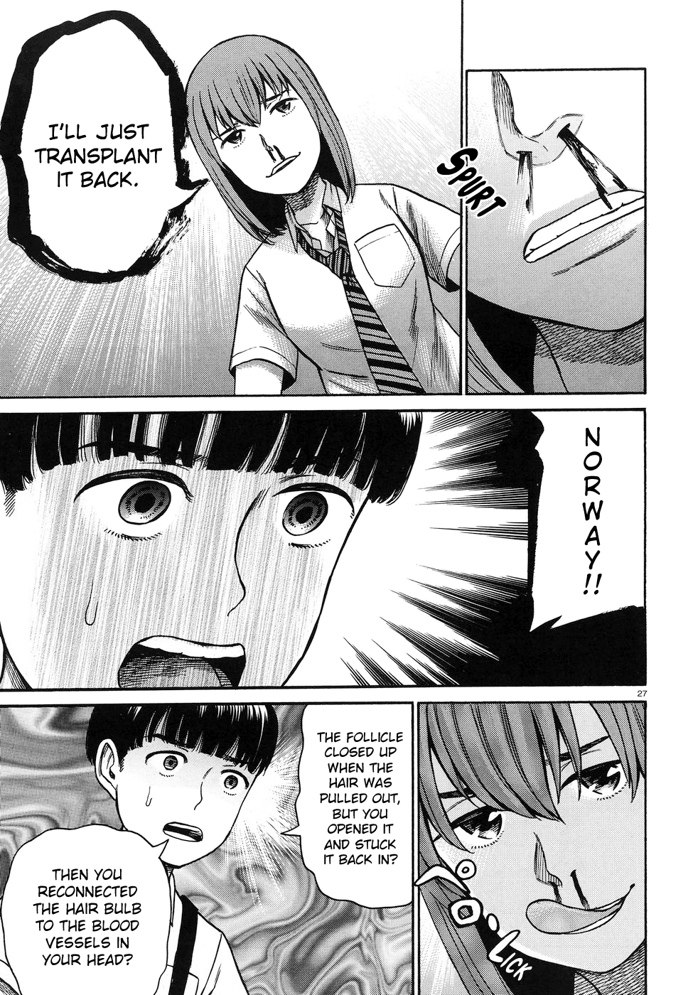 Hinamatsuri Chapter 83 page 26 - Chapter 83: The Silent Superhuman Showdown