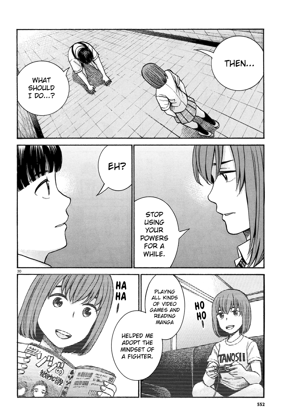 Hinamatsuri Chapter 83 page 29 - Chapter 83: The Silent Superhuman Showdown