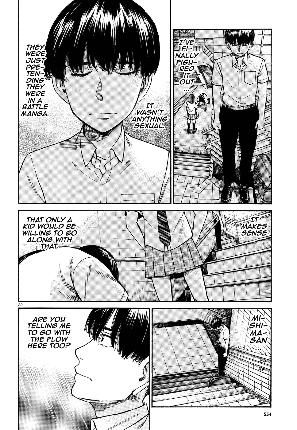 Hinamatsuri Chapter 83 page 31 - Chapter 83: The Silent Superhuman Showdown