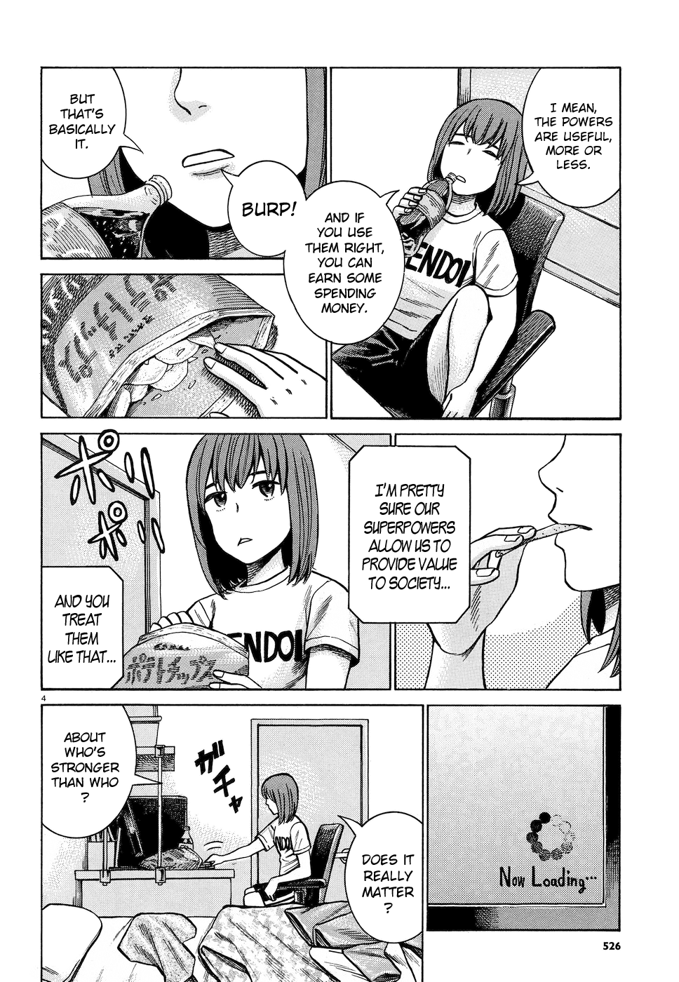 Hinamatsuri Chapter 83 page 4 - Chapter 83: The Silent Superhuman Showdown