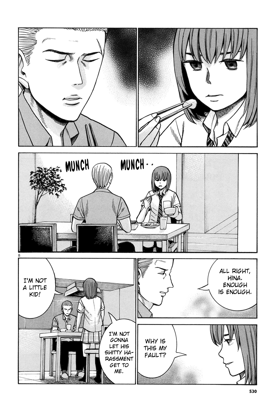 Hinamatsuri Chapter 83 page 8 - Chapter 83: The Silent Superhuman Showdown