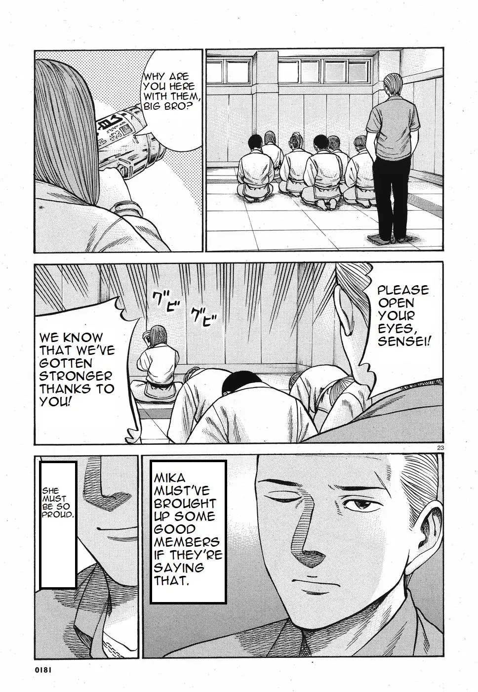 Hinamatsuri Chapter 84 page 23 - Chapter 84: We Are The Get-Punched-In-The-Face Brigade!