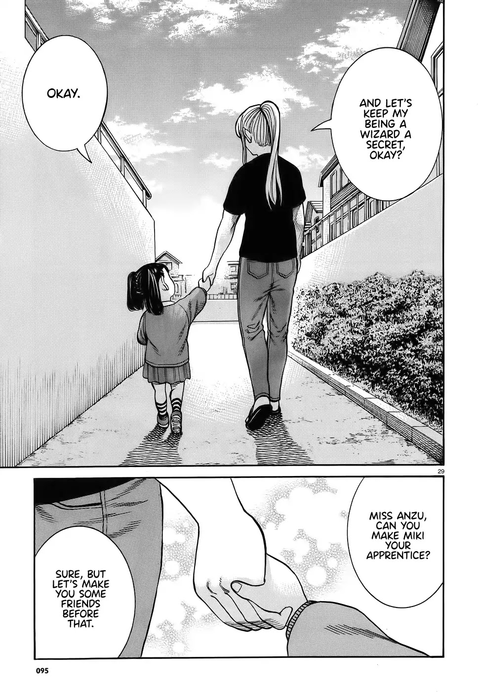 Hinamatsuri Chapter 86 page 29 - Chapter 86: Anzu the wizard.