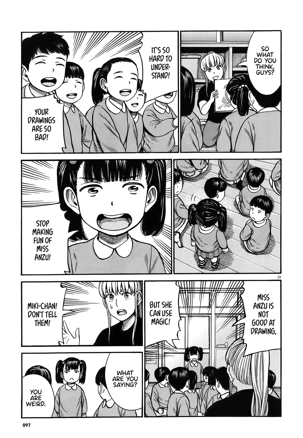 Hinamatsuri Chapter 86 page 31 - Chapter 86: Anzu the wizard.