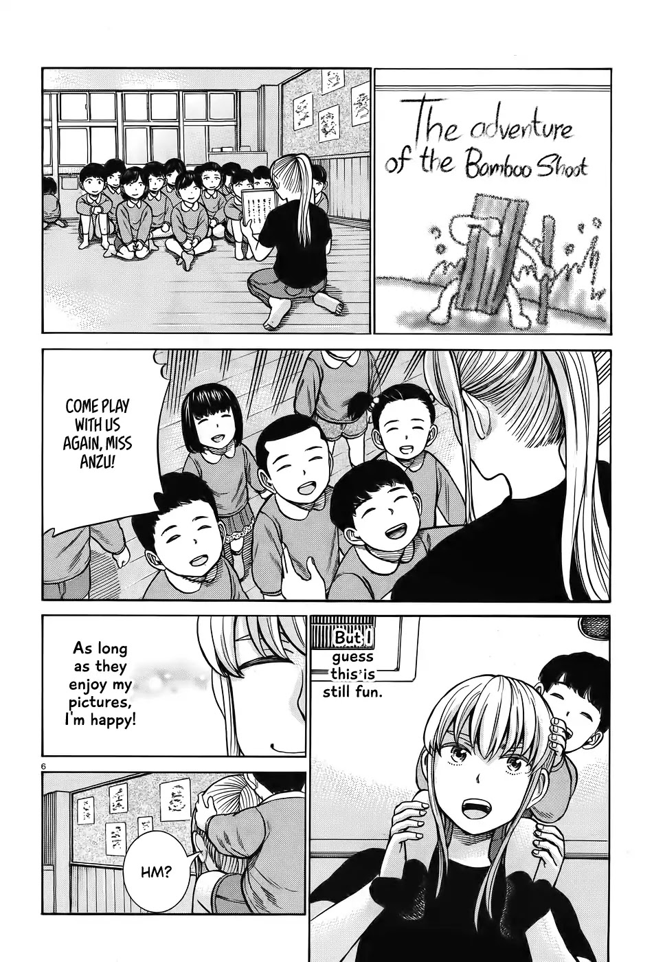 Hinamatsuri Chapter 86 page 6 - Chapter 86: Anzu the wizard.