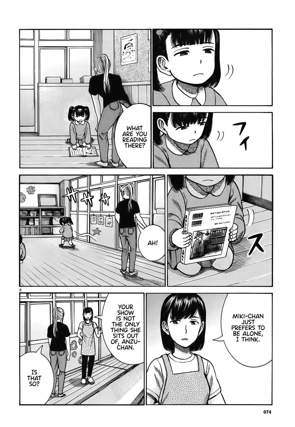 Hinamatsuri Chapter 86 page 8 - Chapter 86: Anzu the wizard.