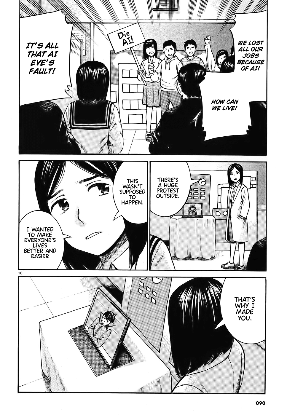 Hinamatsuri Chapter 87 page 18 - Chapter 87: AI and I