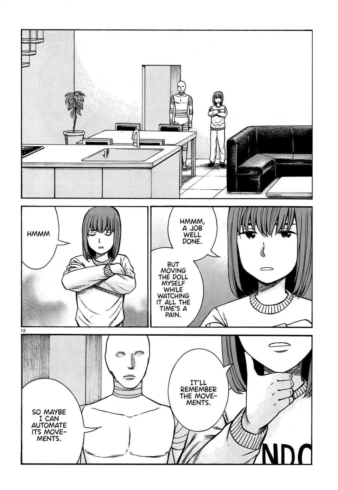 Hinamatsuri Chapter 89 page 12 - Chapter 89: This is how I play with dolls