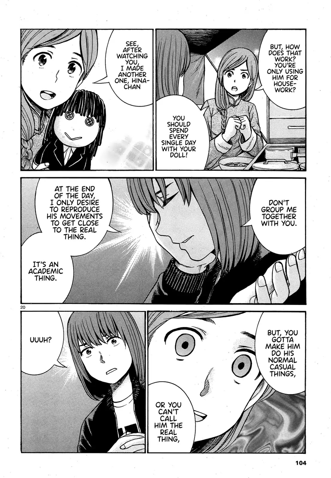 Hinamatsuri Chapter 89 page 20 - Chapter 89: This is how I play with dolls