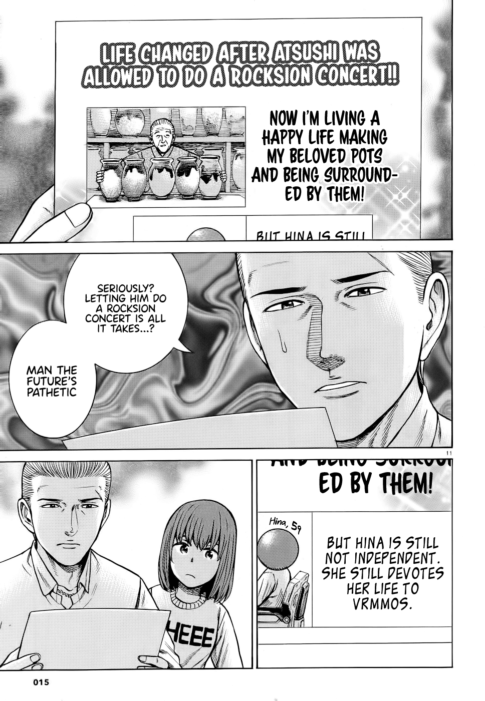 Hinamatsuri Chapter 90 page 11 - Chapter 90: Rocksion Will Change The World